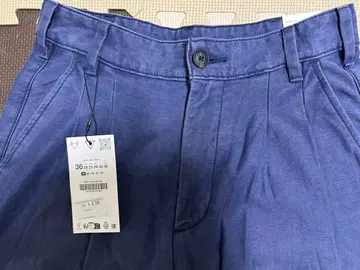 [새상품] ZARA BAGGY FIT 워크 팬츠 네이비 36