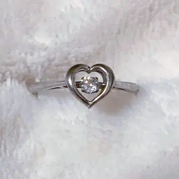 댄싱 스톤 하트 반지 실버 925 11호