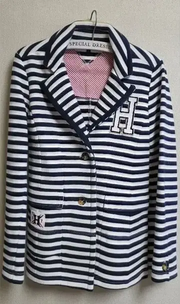 TOMMY HILFIGER 보더 테일러드 자켓