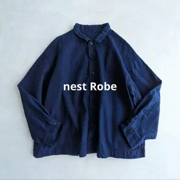 시오카와 이즈미 별주 UpcycleLino shirt jacket F