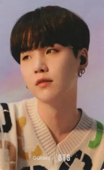 BTS Galaxy 하라주쿠 샵 한정판 SUGA 트레이딩 카드