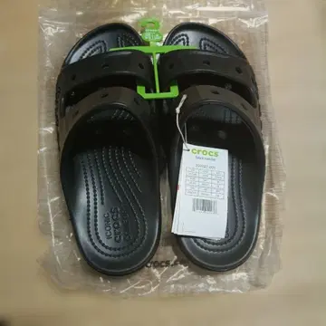 크록스 바야 샌들 25cm 블랙