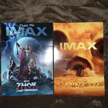 IMAX 한정판 포스터 2장 세트 Thor Dune