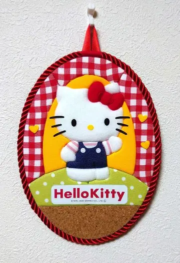 사쿠라호리키리 Hello Kitty 벽걸이 코르크 보드