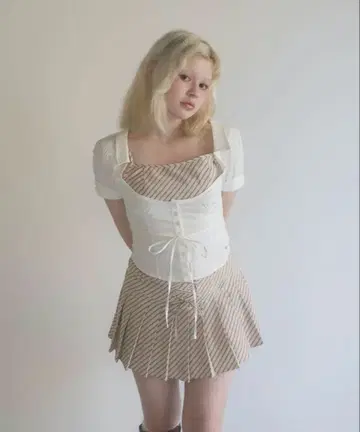 ANDMARY Jad 플리츠 세트업