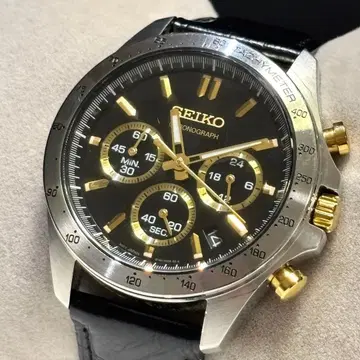 작동품 SEIKO 스피릿 SBTR015 크로노그래프 쿼츠 손목시계