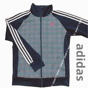 새상품급 adidas 아디다스 하운드투스 체크 패턴 저지 여성용 스포츠