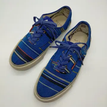 새상품급 폴스미스 paul smith 스니커즈 파랑 멀티 컬러 24.5