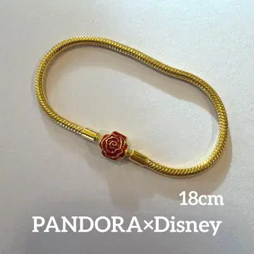 PANDORA x Disney 미녀와 야수 스네이크 체인 팔찌 18cm