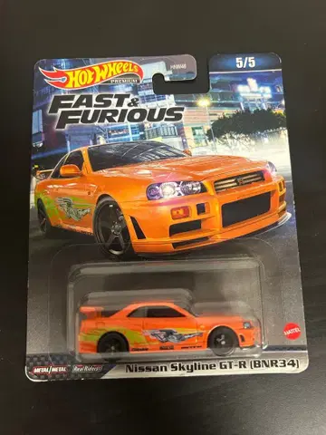 핫휠 Fast & Furious GT-R (BNR34)