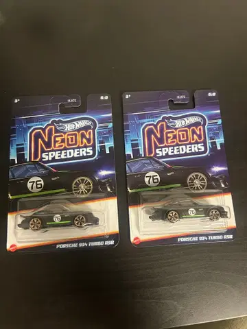 핫휠 Neon Speeders 934 Turbo RSR 2세트