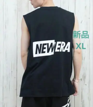NEW ERA 뉴에라 탱크탑 백 프린트 XL 새상품