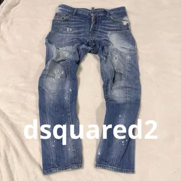dsquared2 Tidy bikerjean 블리치 데미지 사이즈 42
