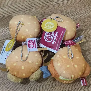 돔돔햄버거 다양한 햄버거 대집합! 마스코트 세트