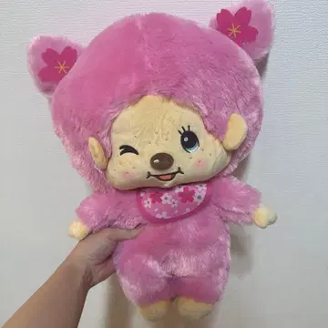 몬치치 벚꽃 사쿠라 봉제 인형 핑크