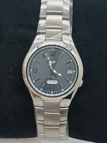 [레어] SEIKO 5 자동 시계 21 jewels 요일 날짜 작동