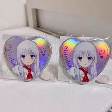 Summer Pockets 복권 홀로그램 캔뱃지 나루세 시로하 1
