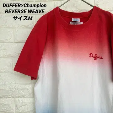 DUFFER x Champion 리버스 위브 T셔츠 그라데이션