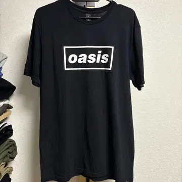 Oasis 오아시스 밴드T셔츠 블랙 M사이즈