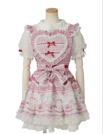 리즈리사 Sweet Gingham Tea Room 원피스 레드