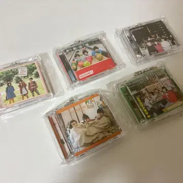 SHISHAMO CD 자켓 키링 5종 세트 1 5 6 7 8