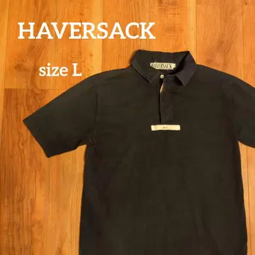 HAVERSACK 피케 셔츠 블랙 L 사이즈