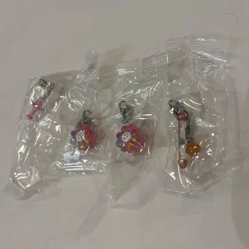 오쟈마녀 도레미 가챠 참 4종 세트 메지루시 메지루시 액세서리