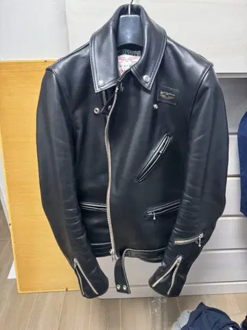 Lewis Leathers 더블 라이더스 34 블랙