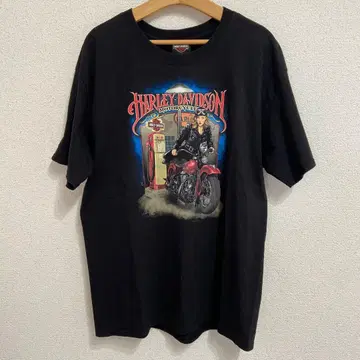 Harley-Davidson 셔츠 핀업걸 -L-