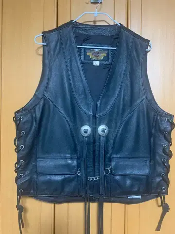 Harley-Davidson 가죽 베스트 L 사이즈