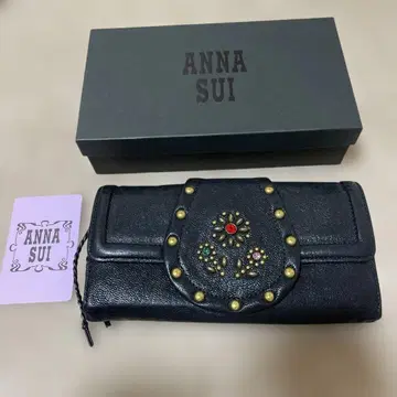 ANNA SUI 블랙 장지갑 외박스 있음