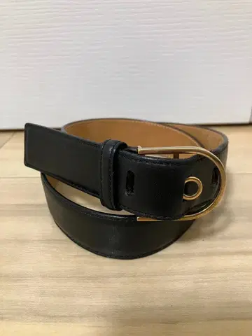 Salvatore Ferragamo 벨트 블랙 골드 금장 장식