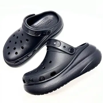 CROCS CLASSIC BAE 통굽 샌들 블랙 23cm