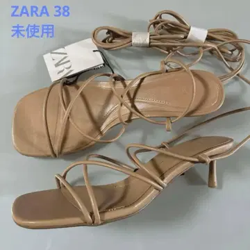 ZARA 스트랩 샌들 38 (24.6CM) 택 포함 미사용 새상품