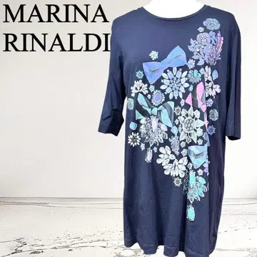 새상품급 MARINARINALDI 마리나리날디 A라인 반팔 T셔츠