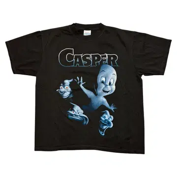 영화 캐스퍼 Casper 빈티지 가공 코튼 반팔 T셔츠 XL