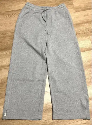 ZARA 와이드 스웨트 팬츠 그레이 L 사이즈