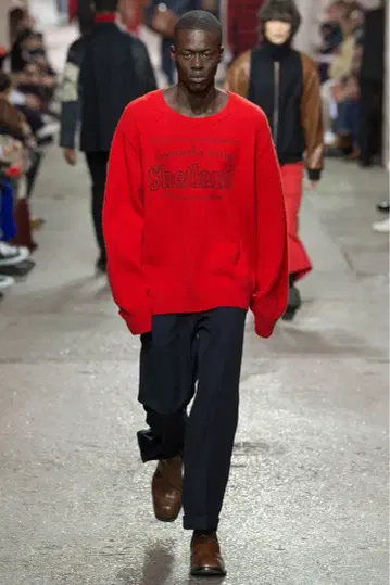 DRIES VAN NOTEN 17-18AW 셰틀랜드 니트 택 포함 새상품