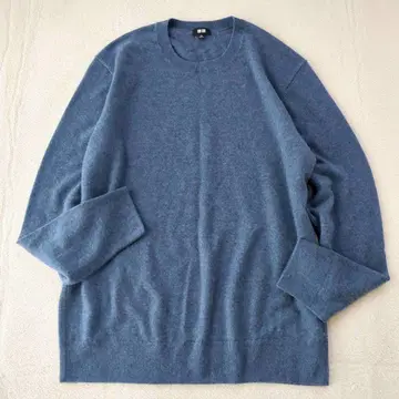[ 빅 사이즈 XL ] UNIQLO 캐시미어 크루넥 스웨터 노움코어