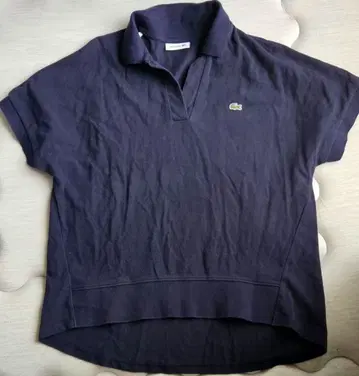 LACOSTE 반팔 피케 셔츠 네이비