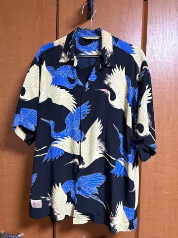 25SS Schott x PJ RAYON SHIRT CRANE