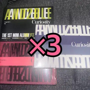 AND2BLE curiosity 앨범 미개봉 새상품 3형태 세트 x 3