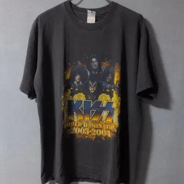 KISS Aerosmith 2003-2004 투어 티셔츠 XL