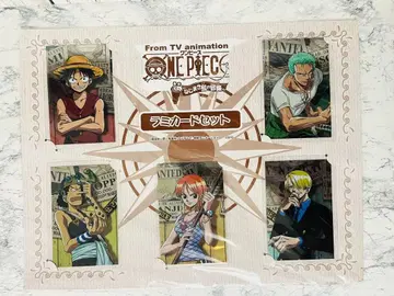 원피스 태엽섬의 모험 라미네이티드 카드 세트 ONE PIECECARD