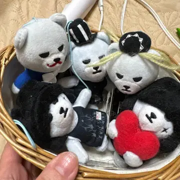 BIGBANG 마스코트 봉제 인형 5체 세트