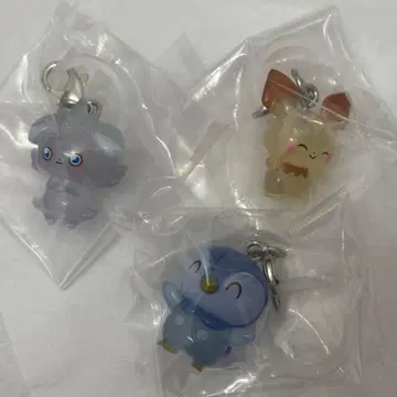 포켓피스 메지루시 가챠 마스코트 피츄&팽도리&야냐스 당일 발송