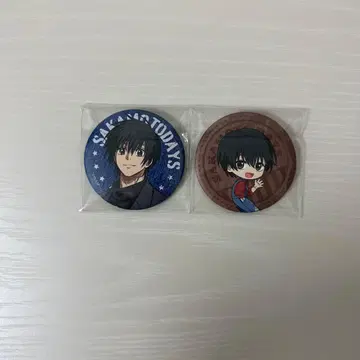 나구모 요이치 캔뱃지 데님