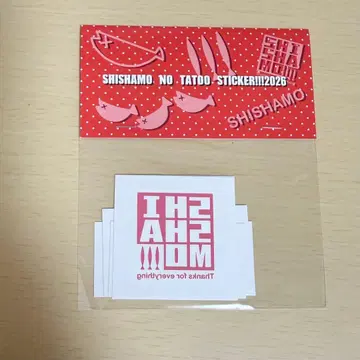 SHISHAMO 타투 스티커