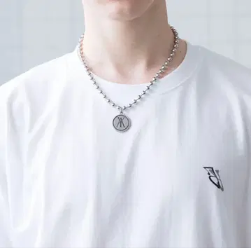 ANOTHERYOUTH 볼체인 목걸이 실버