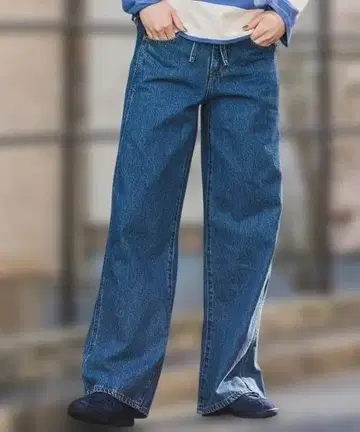 새상품 Levi's XL STRAIGHT 데님 인디고 블루 25인치